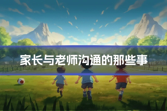 家长与老师沟通的那些事