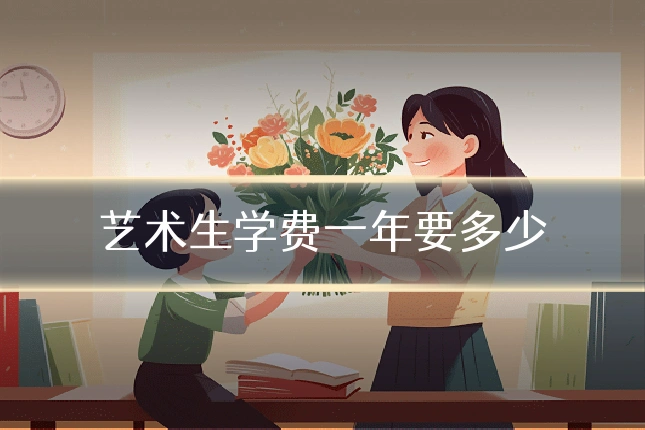 艺术生学费一年要多少