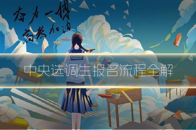 中央选调生报名流程全解
