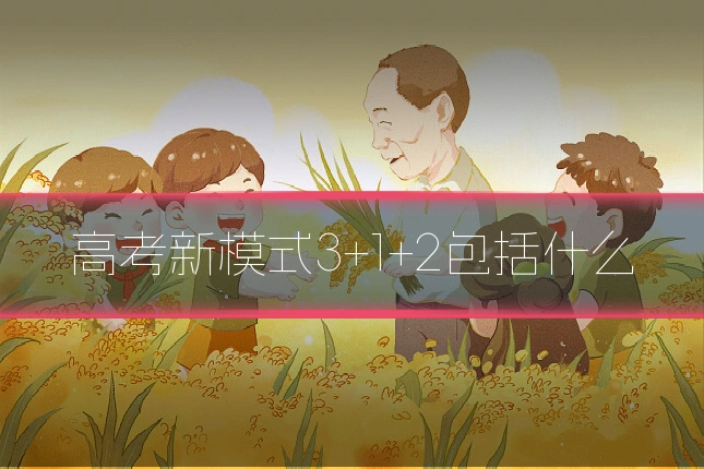 高考新模式3+1+2包括什么
