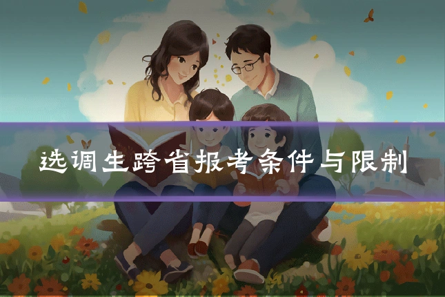 选调生跨省报考条件与限制