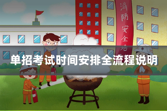 单招考试时间安排全流程说明