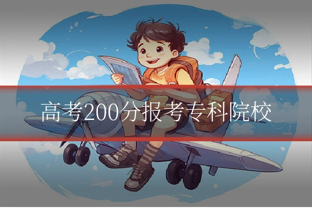 高考200分报考专科院校