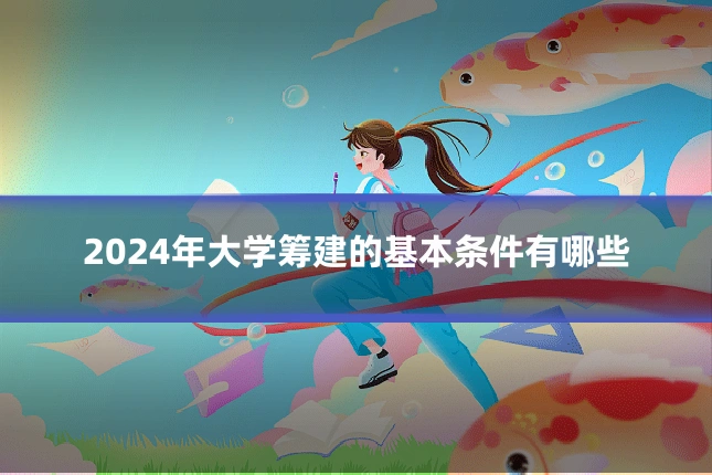 2024年大学筹建的基本条件有哪些