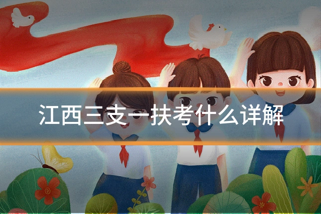 江西三支一扶考什么详解