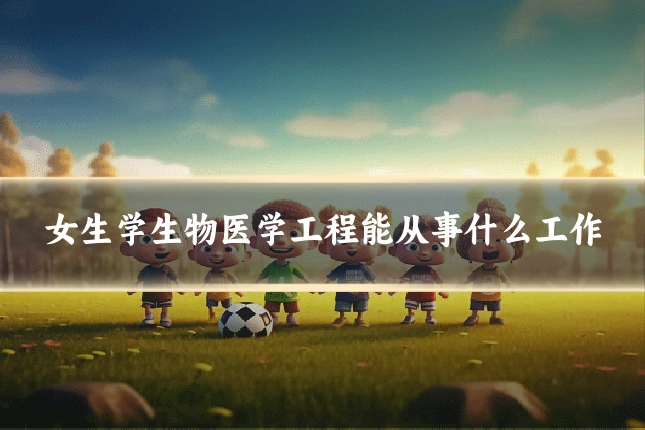 女生学生物医学工程能从事什么工作