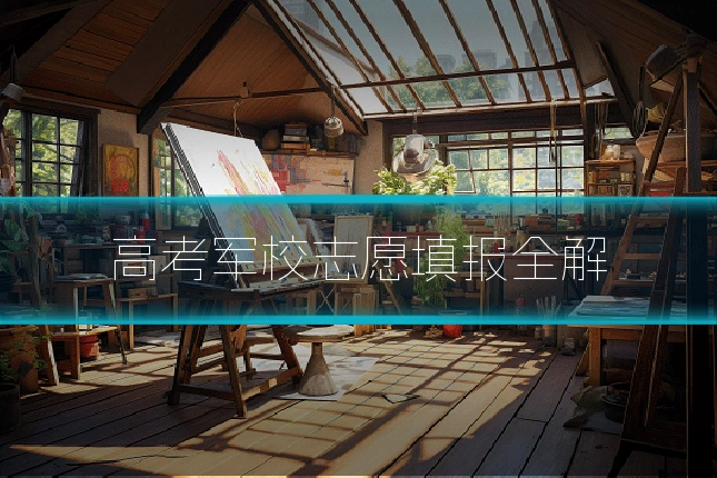 高考军校志愿填报全解