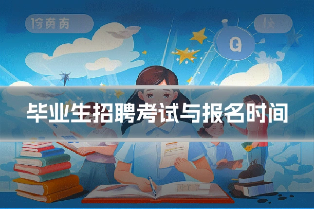 毕业生招聘考试与报名时间