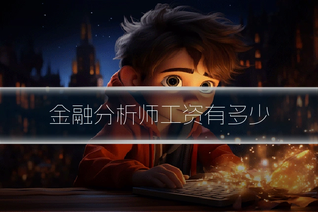 金融分析师工资有多少