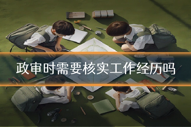 政审时需要核实工作经历吗