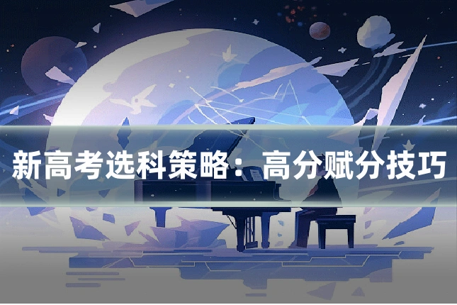 新高考选科策略:高分赋分技巧
