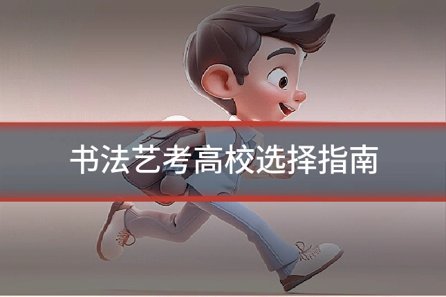 书法艺考高校选择指南