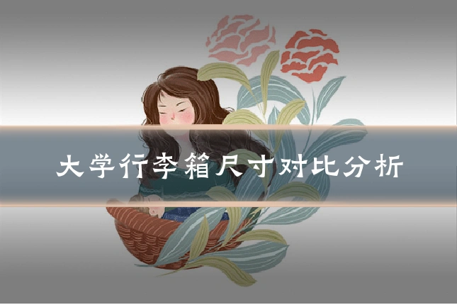 大学行李箱尺寸对比分析
