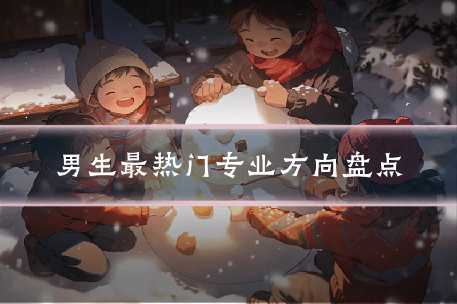 男生最热门专业方向盘点