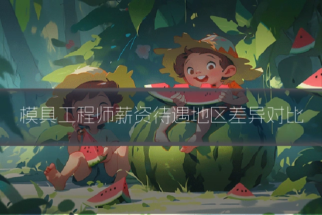 模具工程师薪资待遇地区差异对比