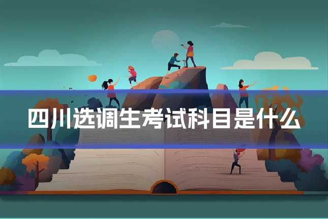 四川选调生考试科目是什么