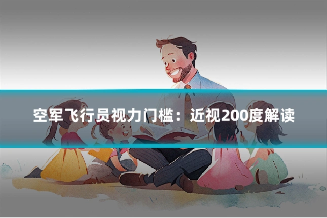 空军飞行员视力门槛:近视200度解读