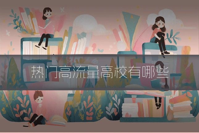 热门高流量高校有哪些