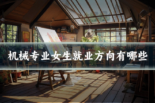 机械专业女生就业方向有哪些