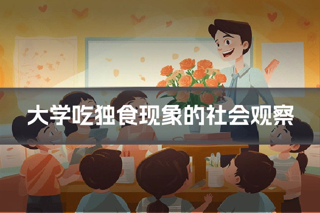 大学吃独食现象的社会观察