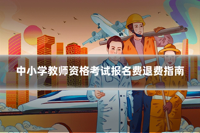 中小学教师资格考试报名费退费指南