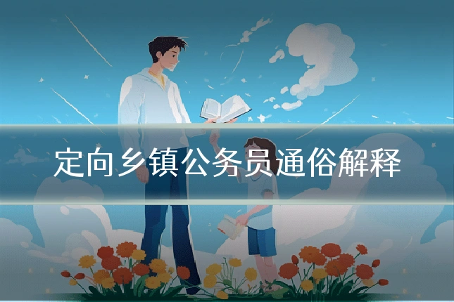 定向乡镇公务员通俗解释