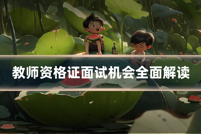 教师资格证面试机会全面解读