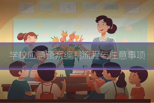 学校应急预案编制流程与注意事项