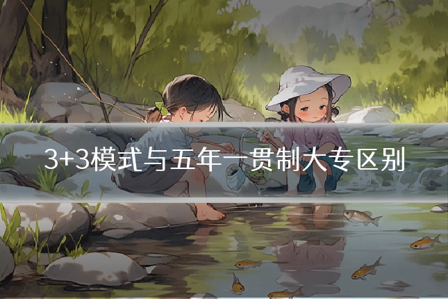 3+3模式与五年一贯制大专区别