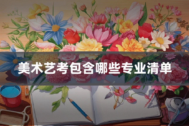 美术艺考包含哪些专业清单