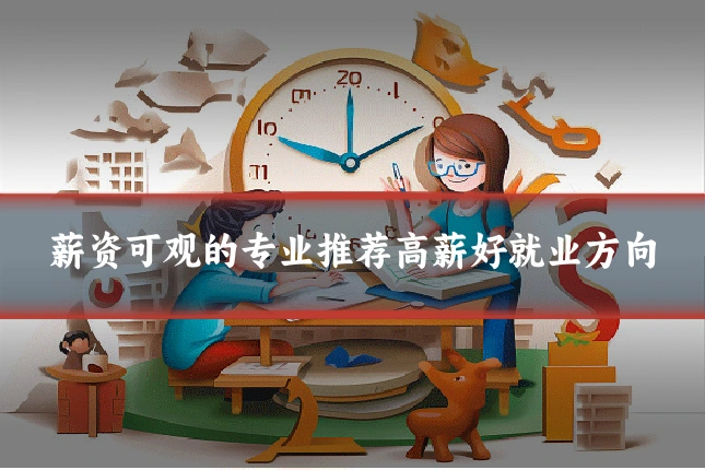薪资可观的专业推荐高薪好就业方向