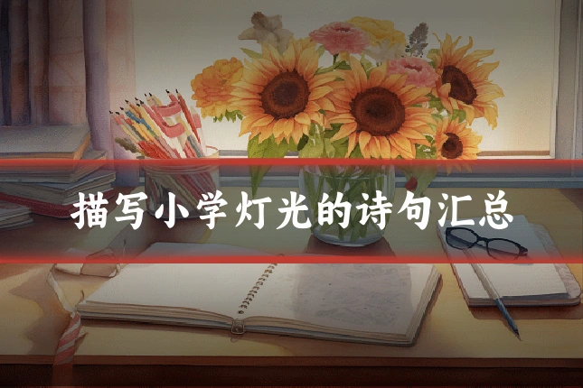 描写小学灯光的诗句汇总