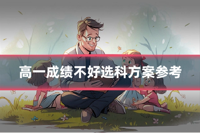 高一成绩不好选科方案参考
