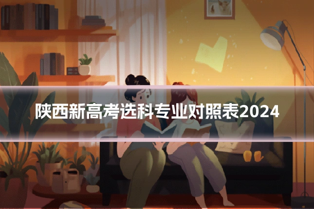 陕西新高考选科专业对照表2024