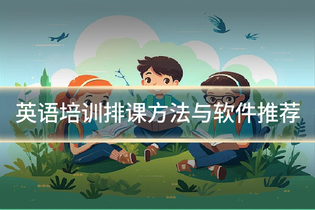 英语培训排课方法与软件推荐