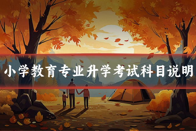 小学教育专业升学考试科目说明