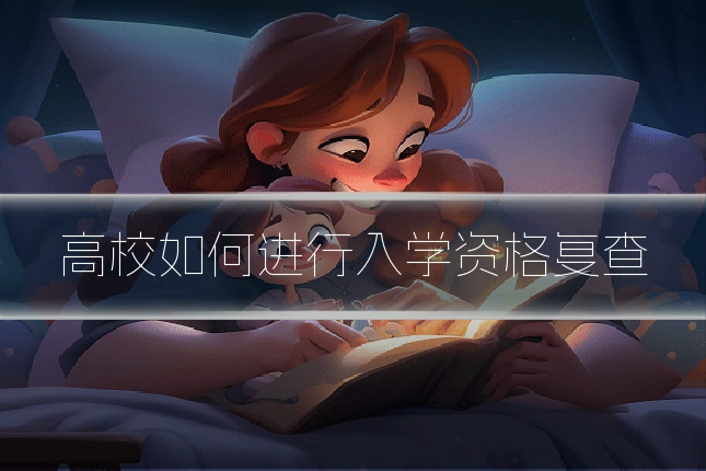 高校如何进行入学资格复查