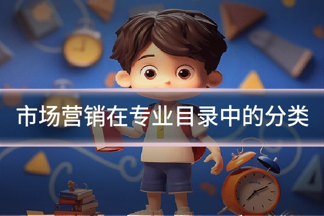 市场营销在专业目录中的分类