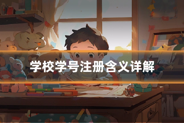 学校学号注册含义详解