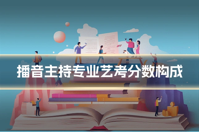 播音主持专业艺考分数构成