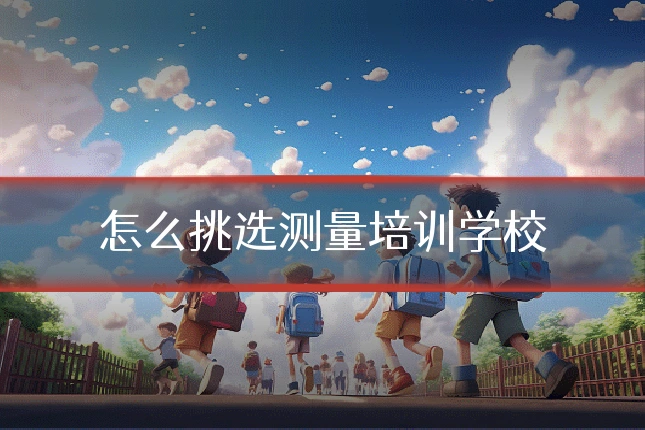 怎么挑选测量培训学校