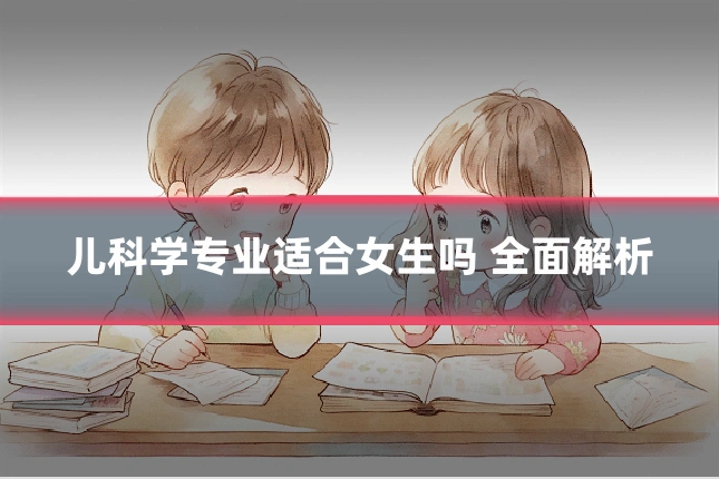 儿科学专业适合女生吗 全面解析