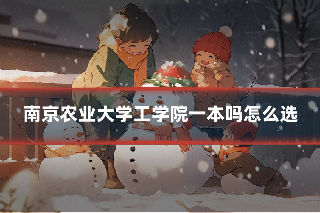 南京农业大学工学院一本吗怎么选