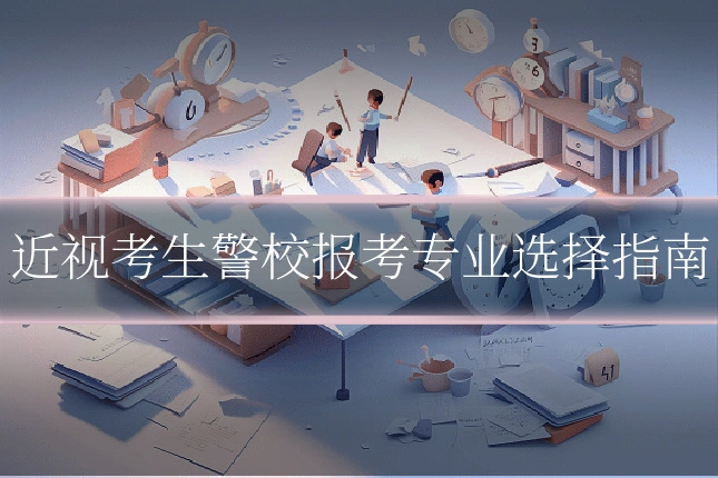 近视考生警校报考专业选择指南
