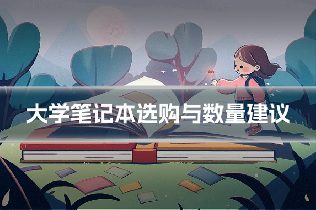大学笔记本选购与数量建议