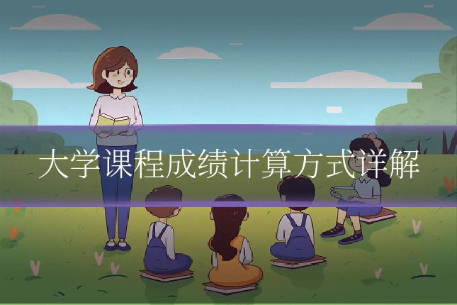 大学课程成绩计算方式详解