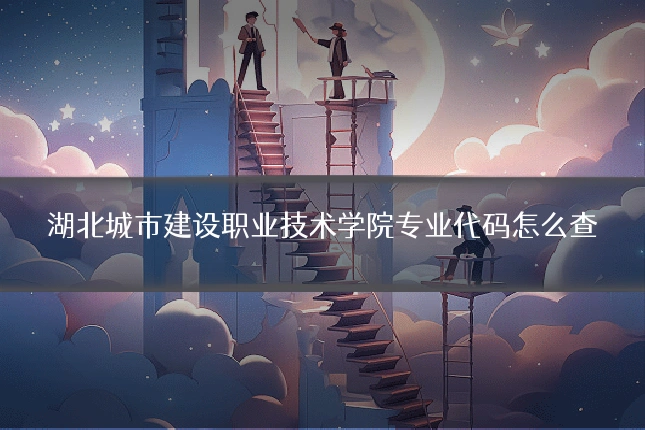 湖北城市建设职业技术学院专业代码怎么查