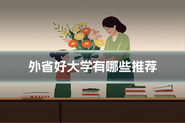 外省好大学有哪些推荐