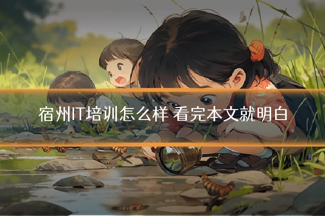 宿州IT培训怎么样 看完本文就明白