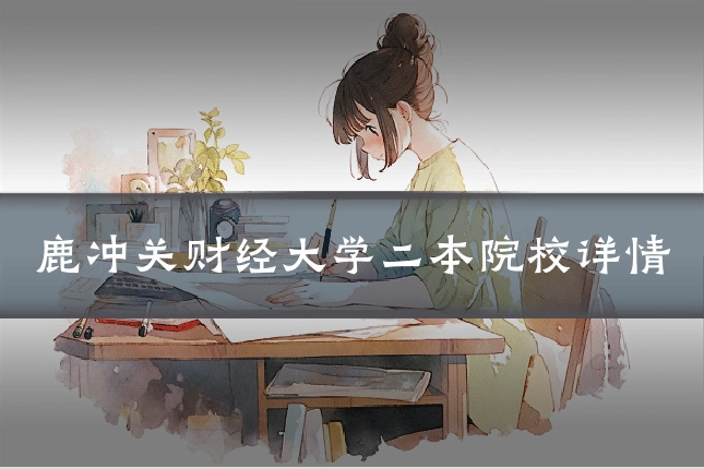 鹿冲关财经大学二本院校详情